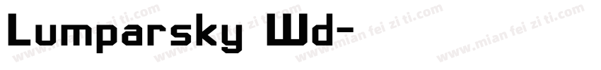 Lumparsky Wd字体转换